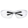 Zayaan Health PrimeX Clear Lens Black Temple, Anti-Scratch Anti Fog Safety Glasses ZH-PRXSG-CLLBKT-MS14